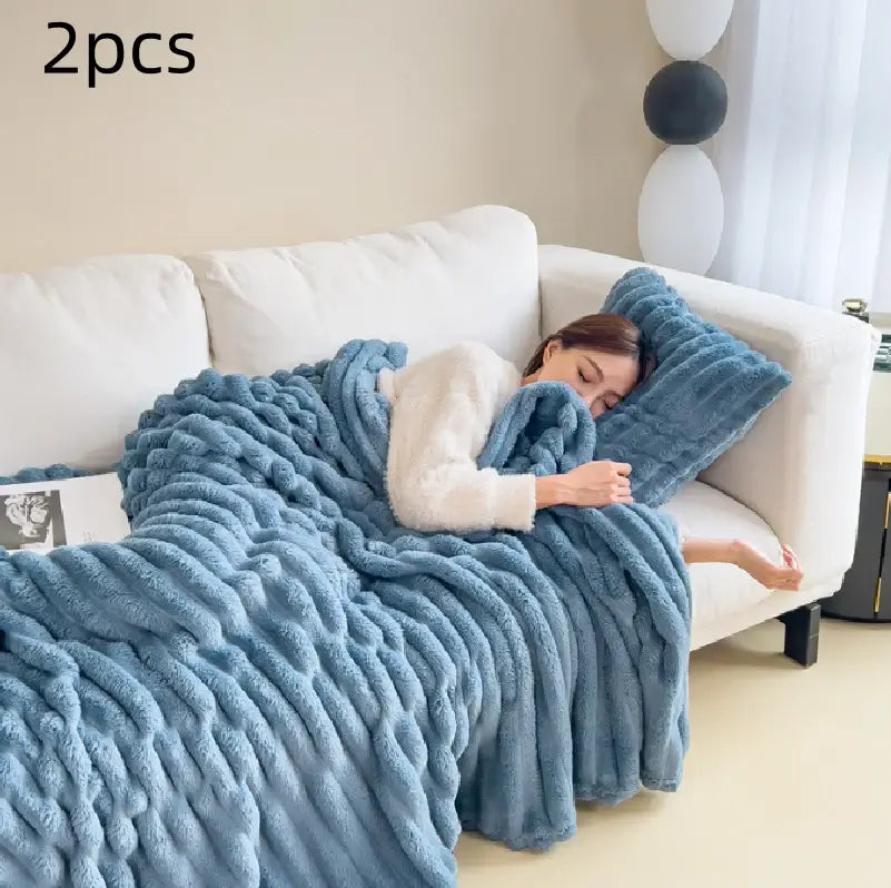Ultra-Soft Plush Cozy Throw Blanket