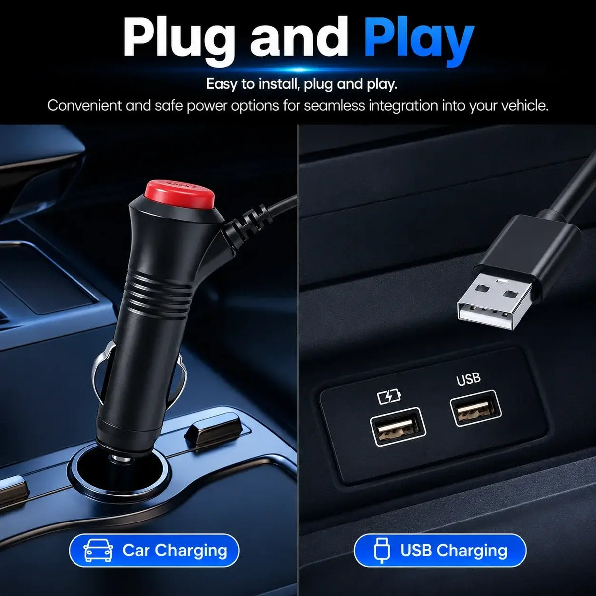 RGB Fiber Optic LED Car Floor Mats