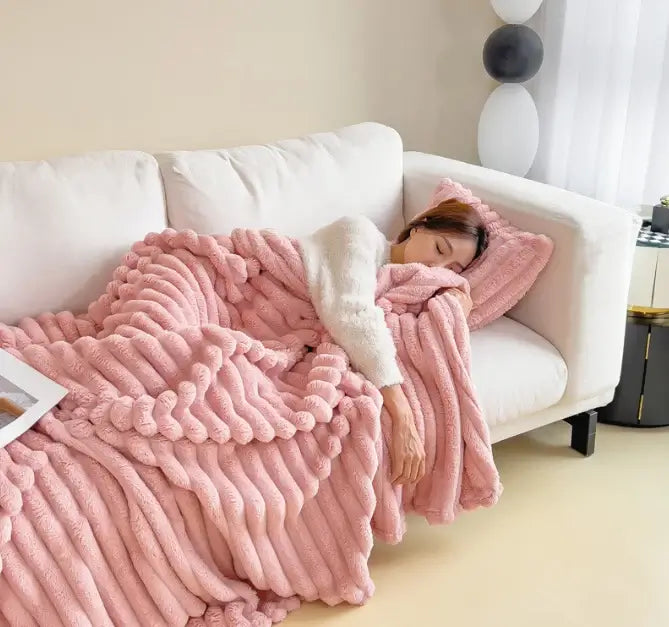 Ultra-Soft Plush Cozy Throw Blanket