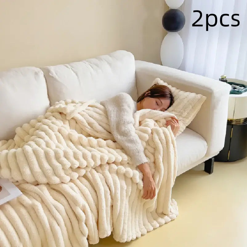 Ultra-Soft Plush Cozy Throw Blanket