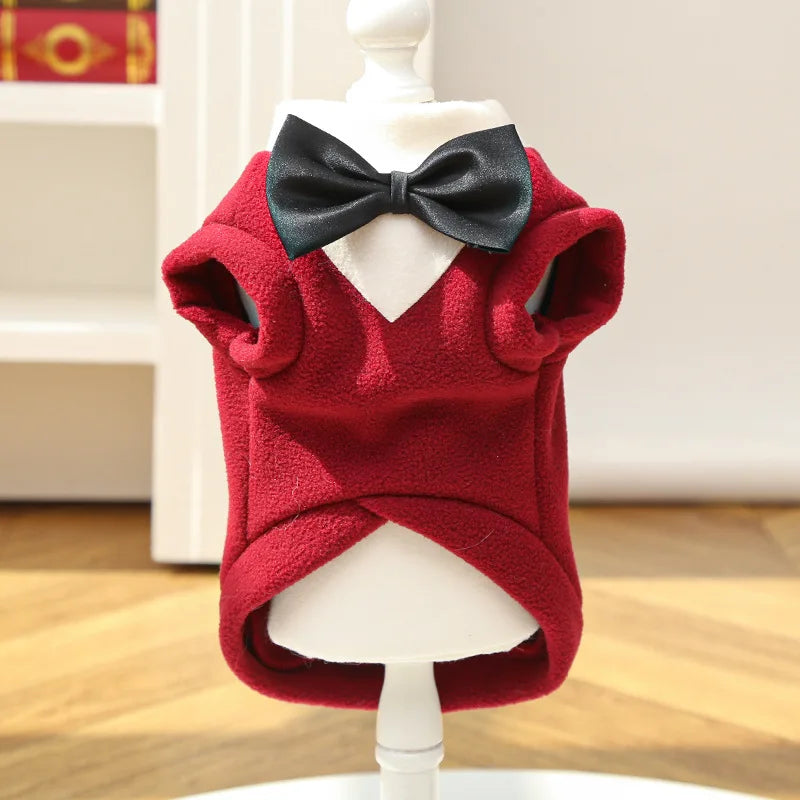 Formal Dog Tuxedo with Bow Tie