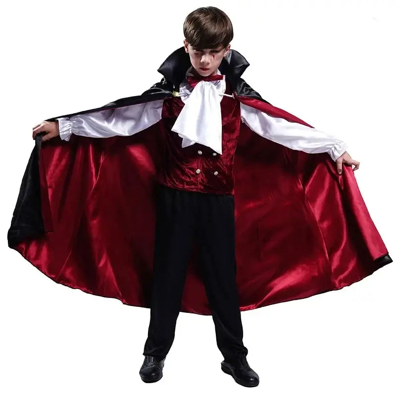 Kids Vampire Costume with Cape