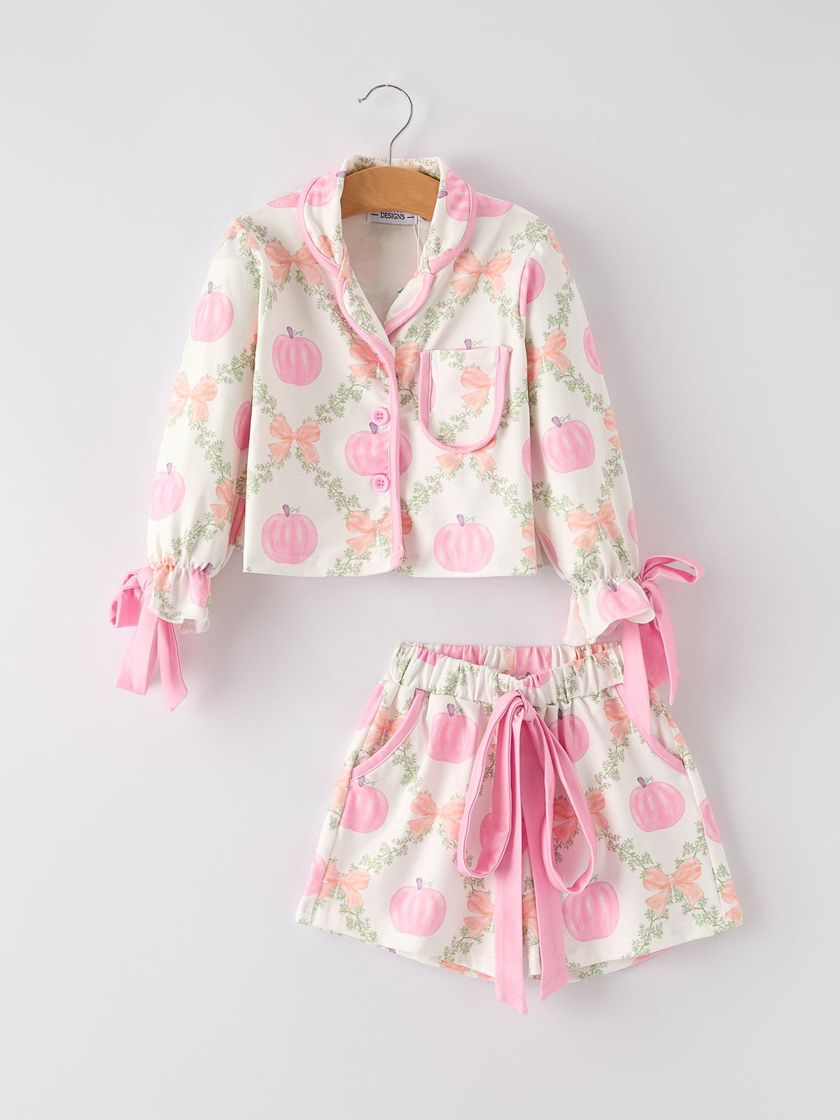 Mommy & Me Pumpkin Pajama Set