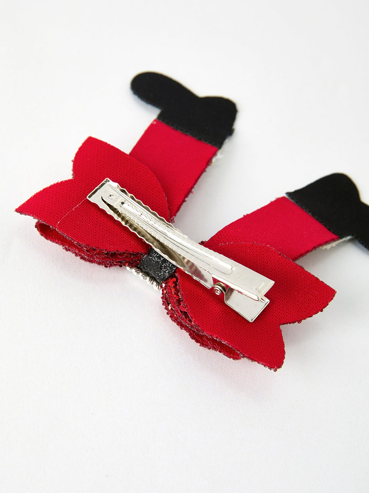 Christmas Red Sequin Bow Hair Clip