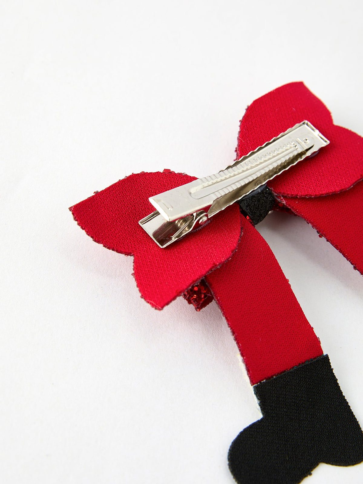 Christmas Red Sequin Bow Hair Clip