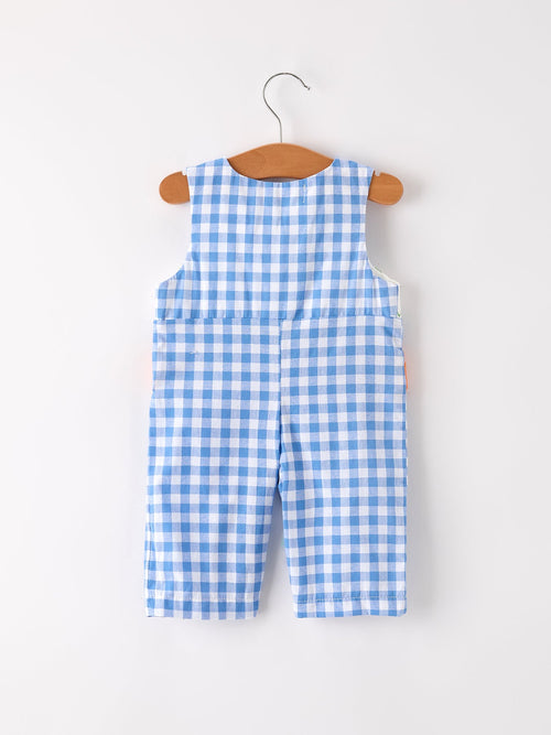 Baby Boys Fall Pumpkin Smocked Romper