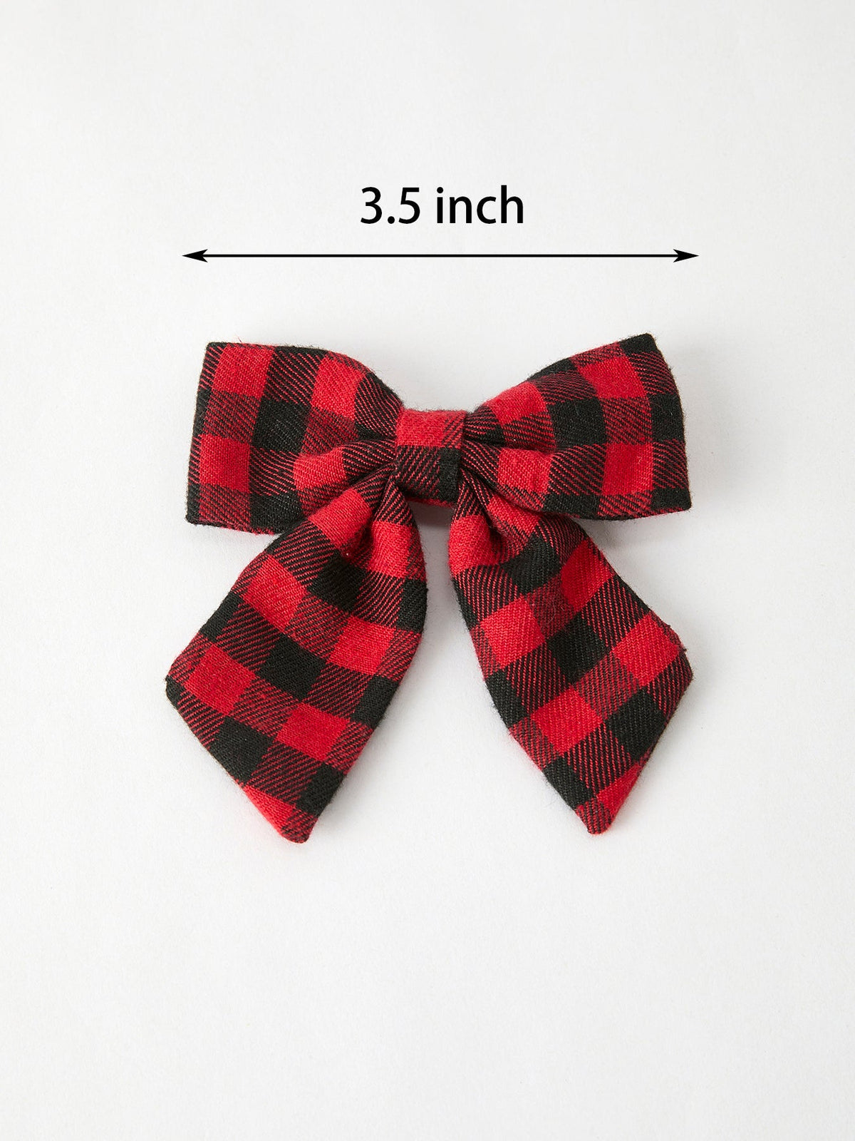 Christmas Plaid Bow Hair Clip