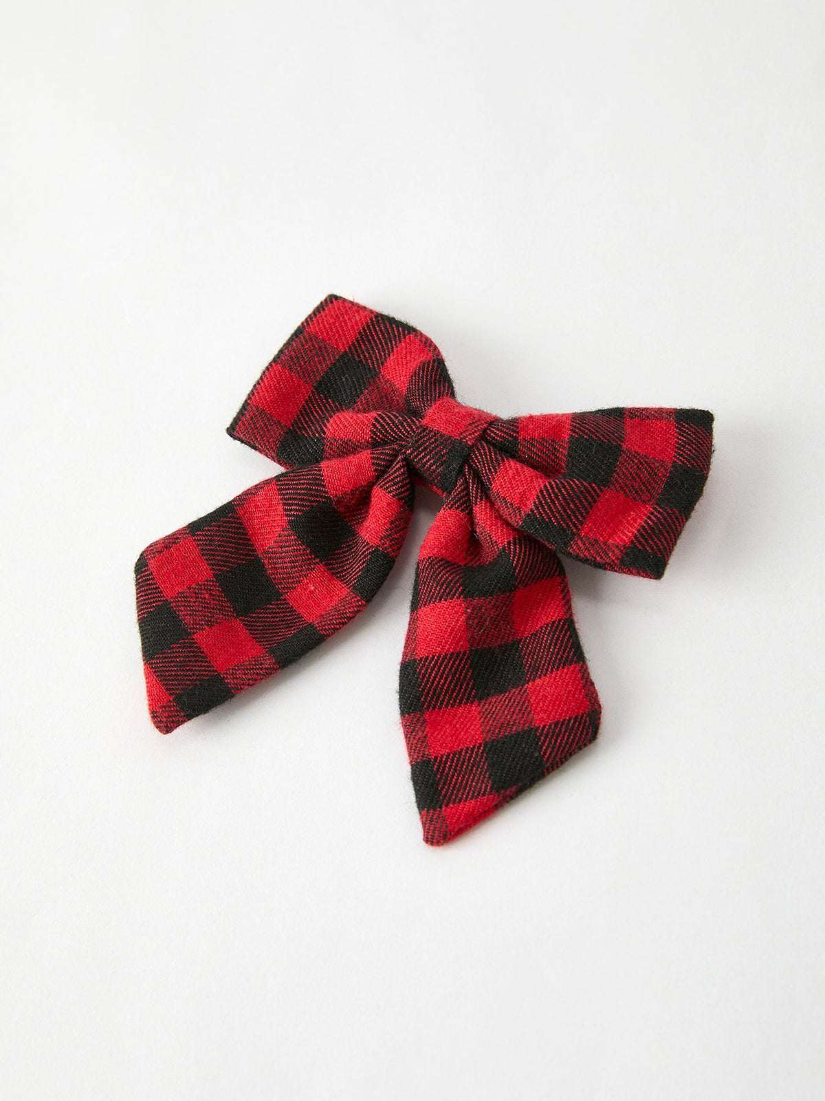 Christmas Plaid Bow Hair Clip
