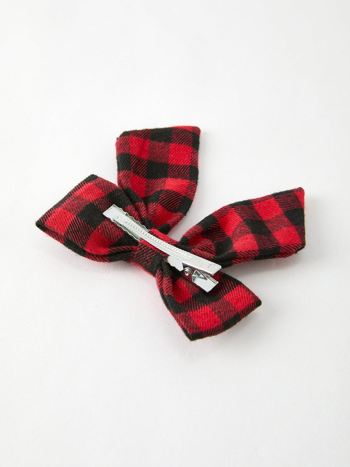 Christmas Plaid Bow Hair Clip