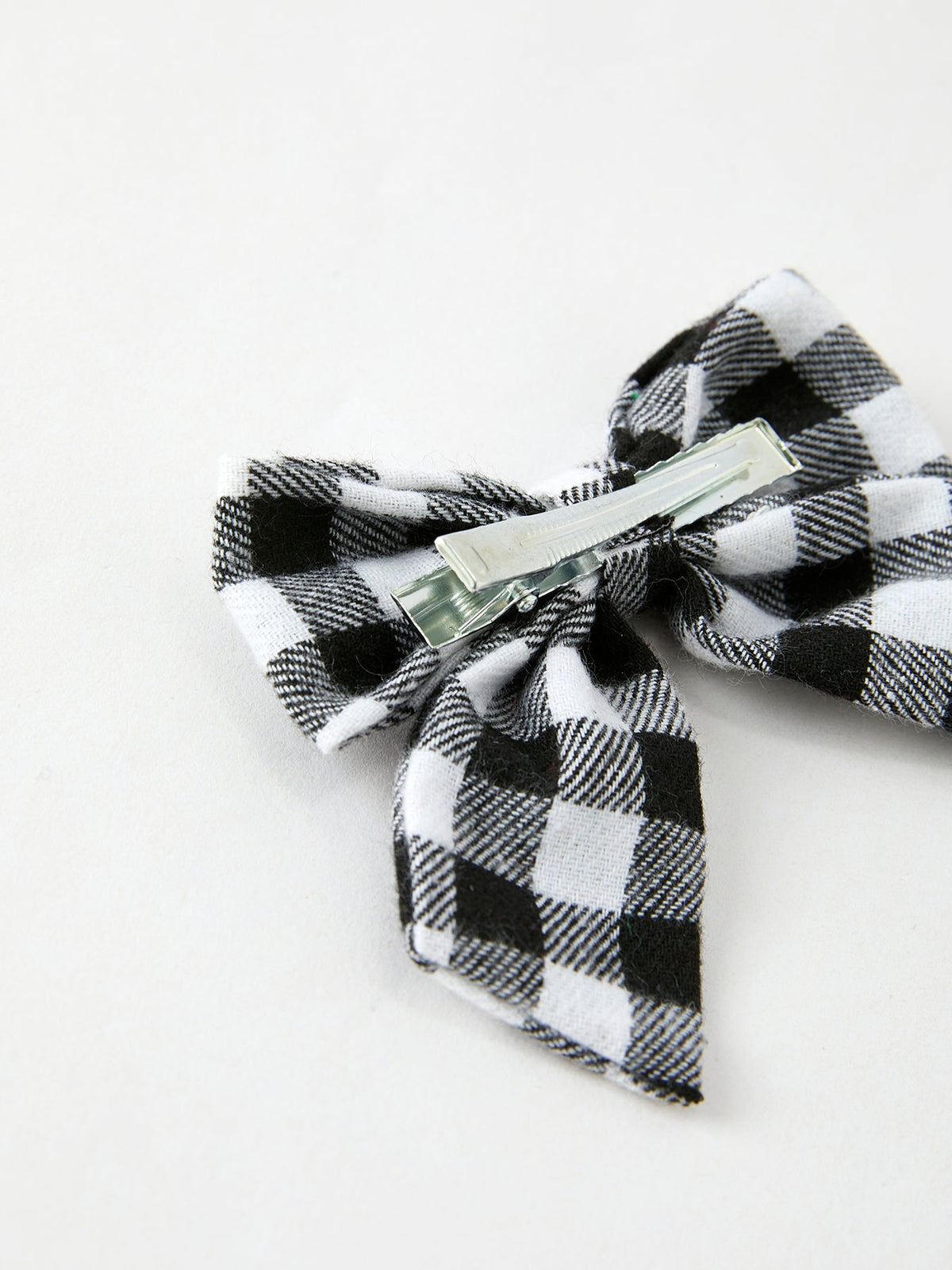 Christmas Plaid Bow Hair Clip
