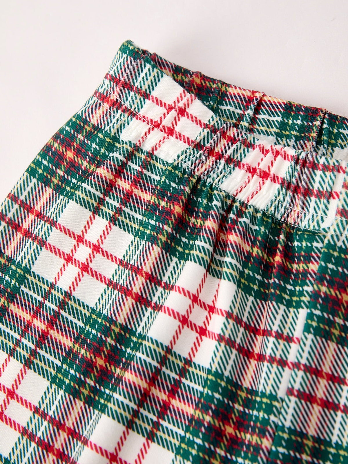 Boys Christmas Plaid Smocked Outfit Set