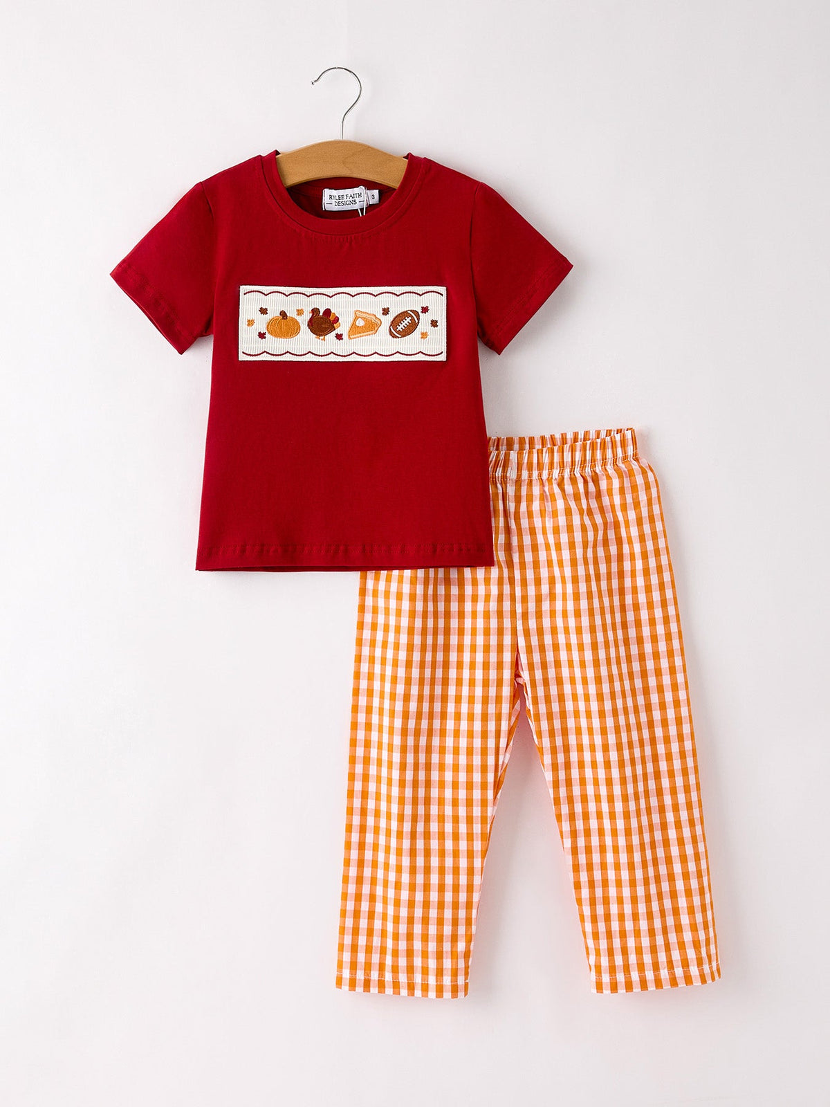 Thanksgiving Turkey Boys Outfit Set