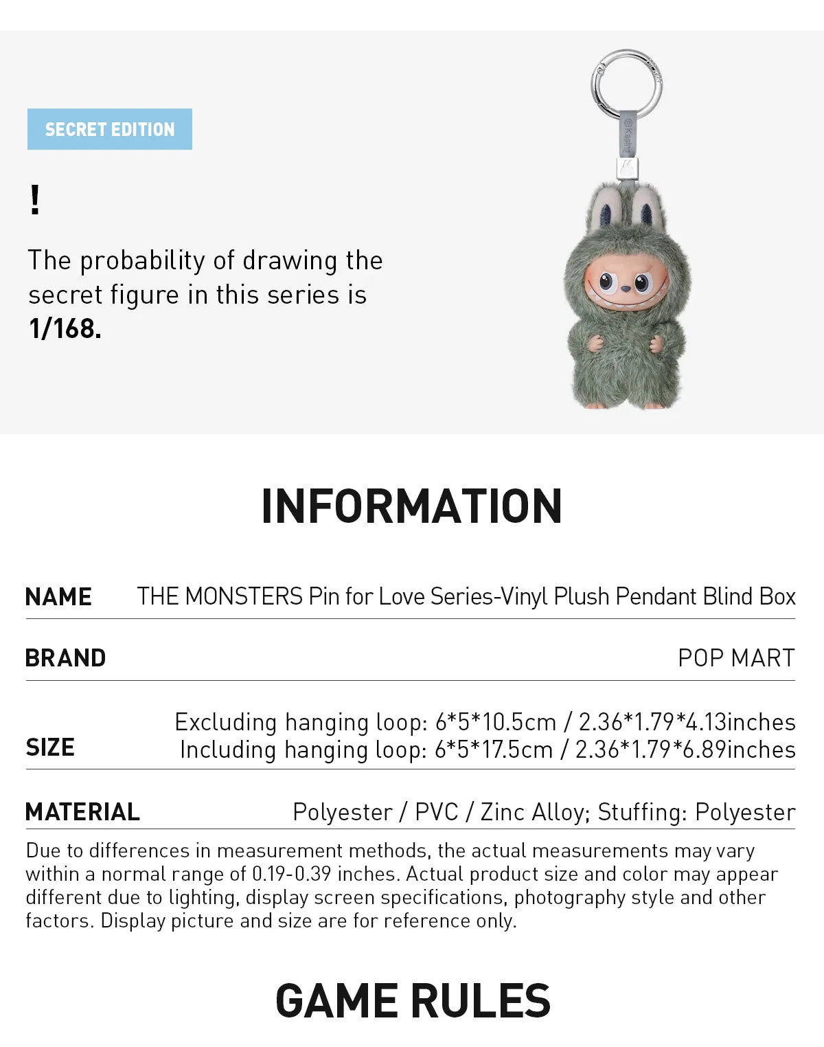 POP MART Labubu The Monsters Pin for Love Series (N–Z)