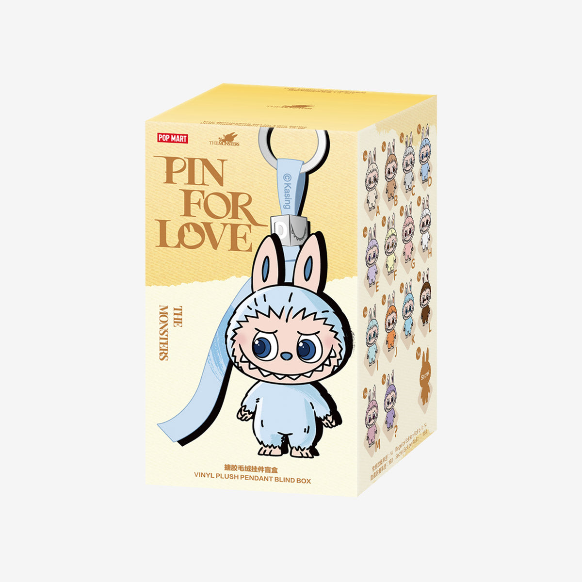 POP MART Labubu The Monsters Pin for Love Series (A–M)
