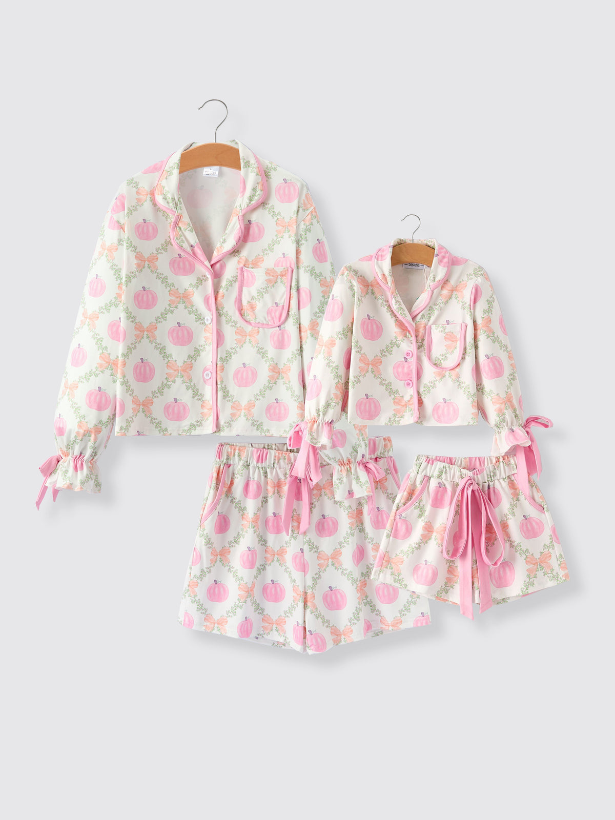 Mommy & Me Pumpkin Pajama Set