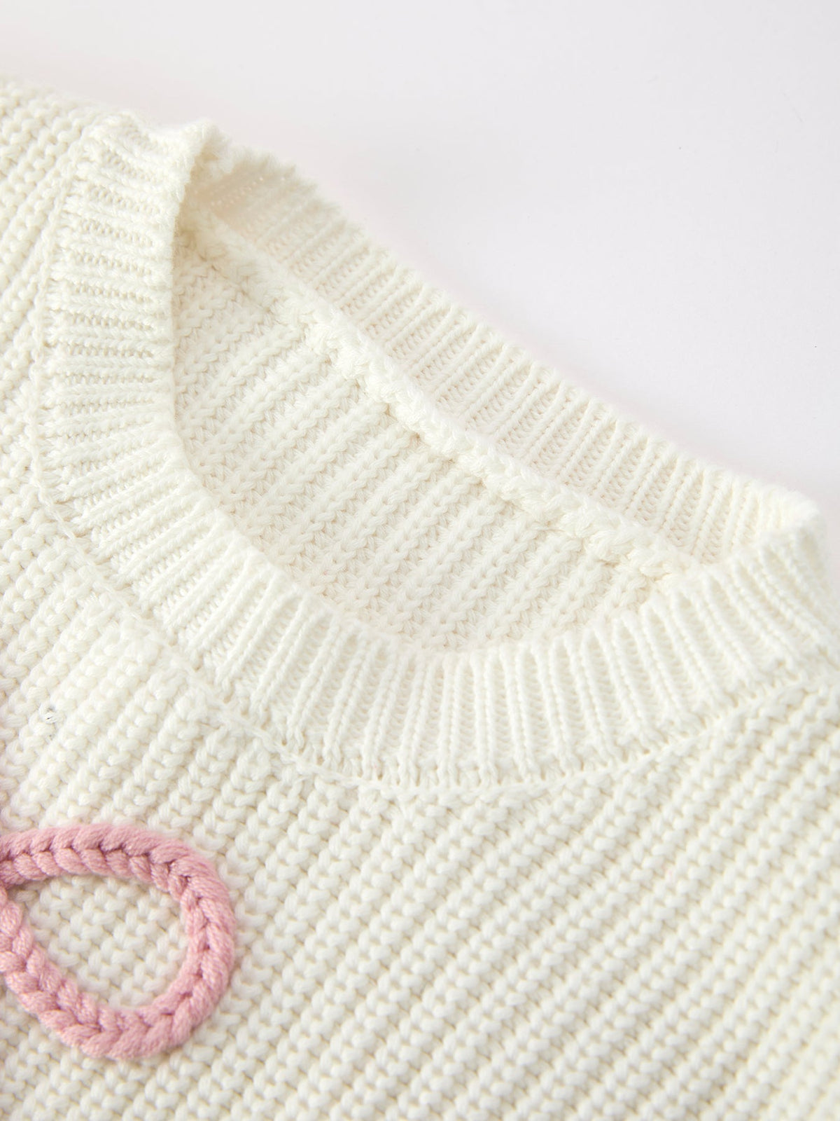 Girls Christmas Tree Knit Pullover Sweater