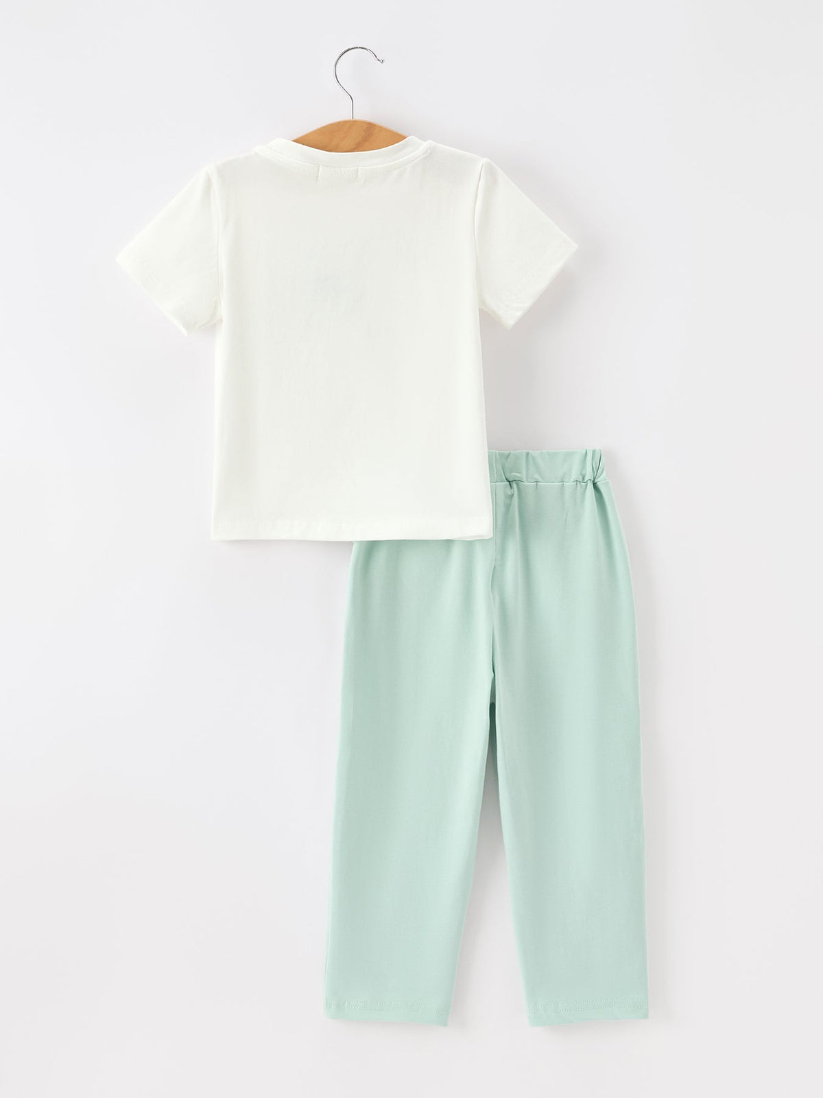 Boys Western Horse Embroidered T-Shirt & Pants Set