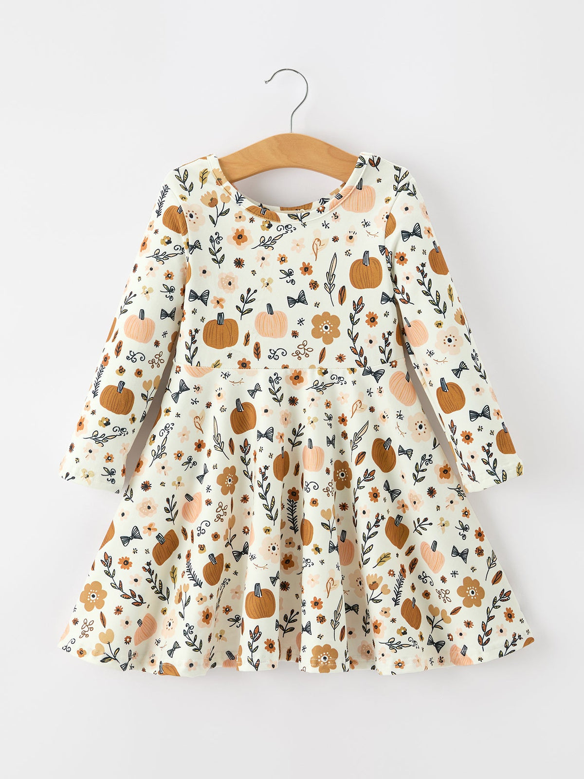 Fall Harvest Pumpkin Girls Dress