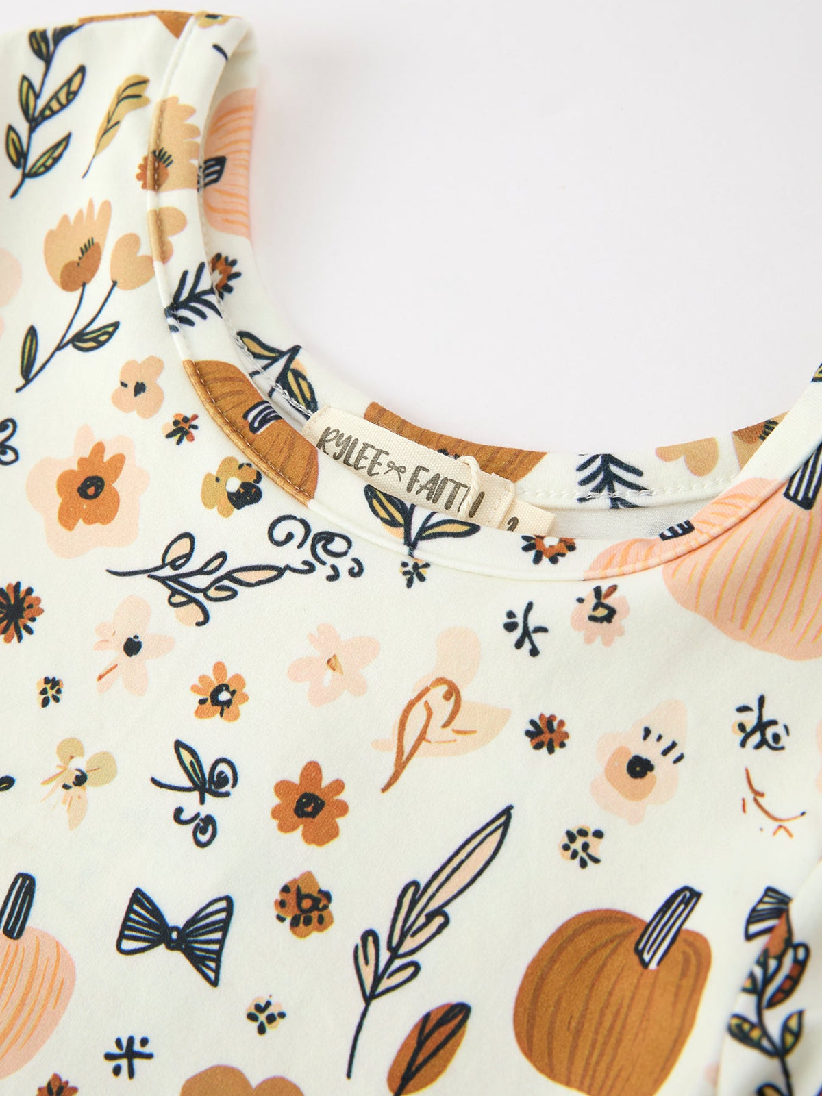 Fall Harvest Pumpkin Girls Dress