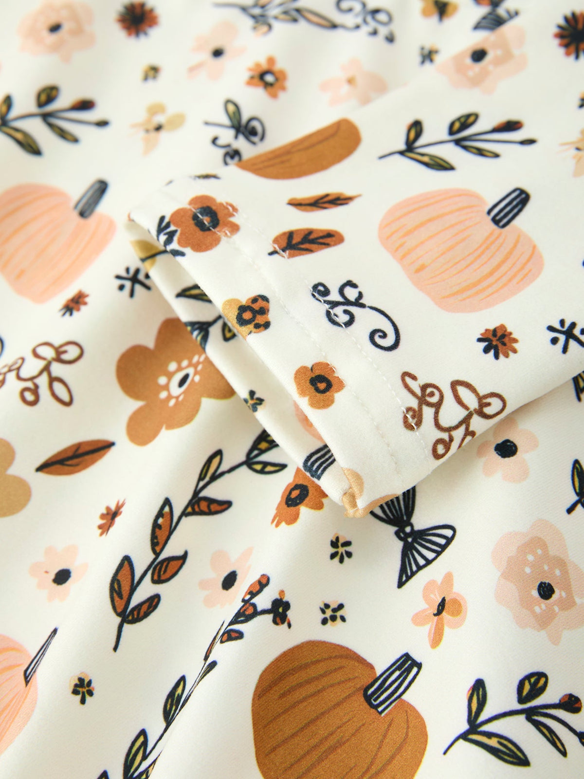 Fall Harvest Pumpkin Girls Dress