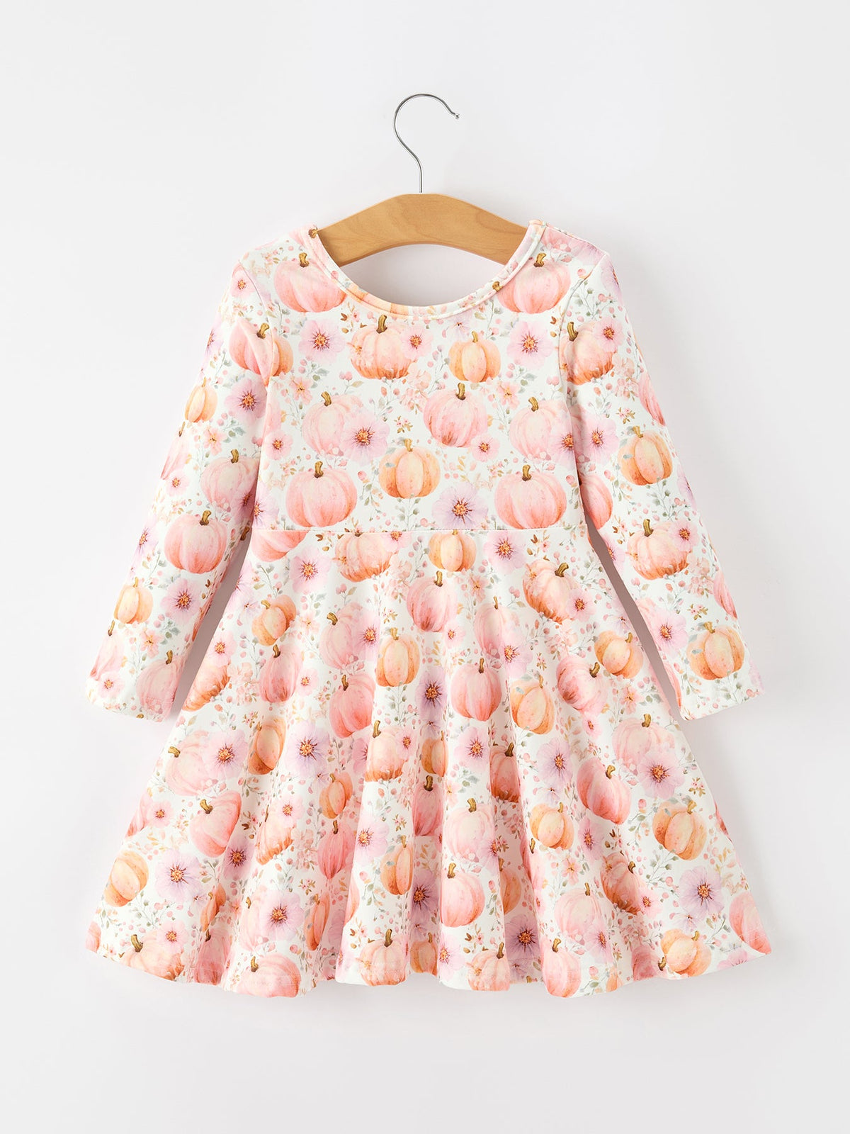 Pink Pumpkin Girls Twirl Dress