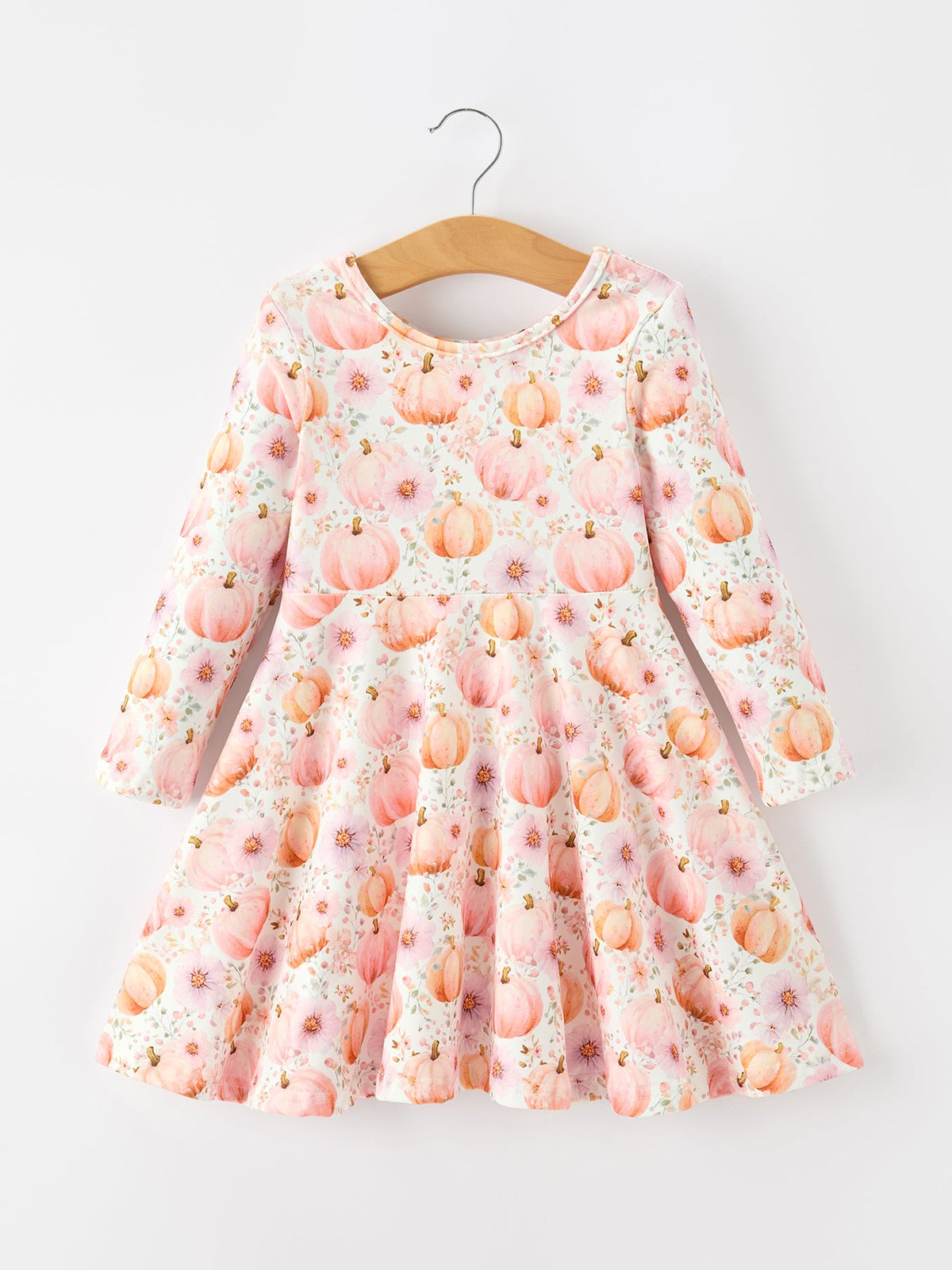 Pink Pumpkin Girls Twirl Dress
