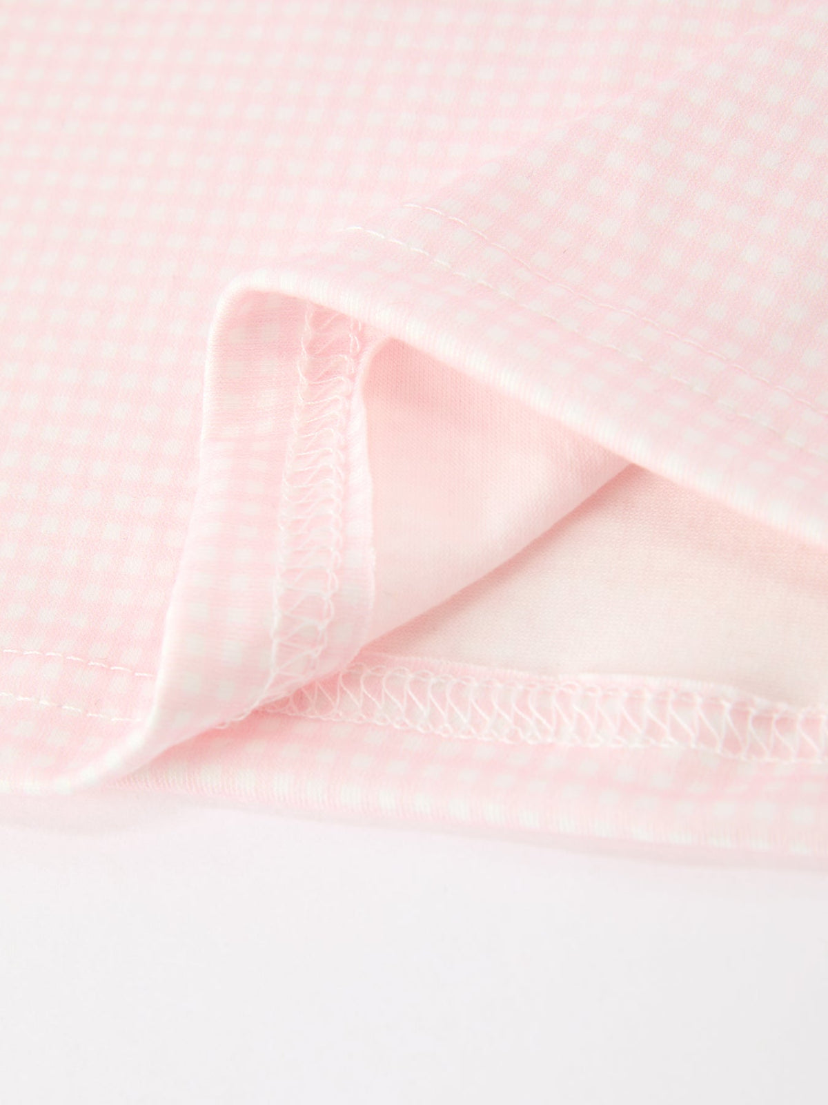 Girls Pink Goose Embroidered Peter Pan Collar Dress