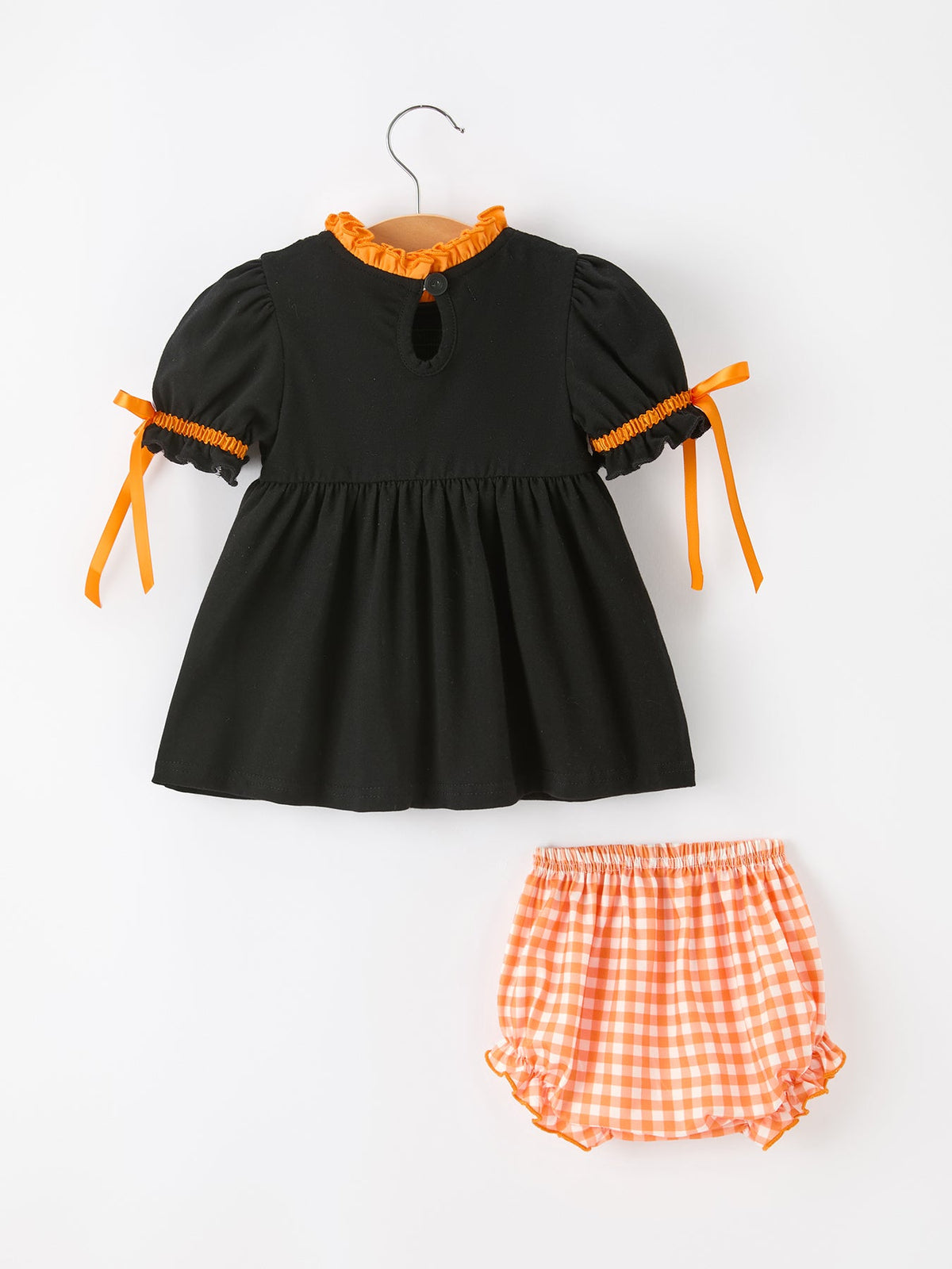 Halloween Puppy Pumpkin Bloomer Set