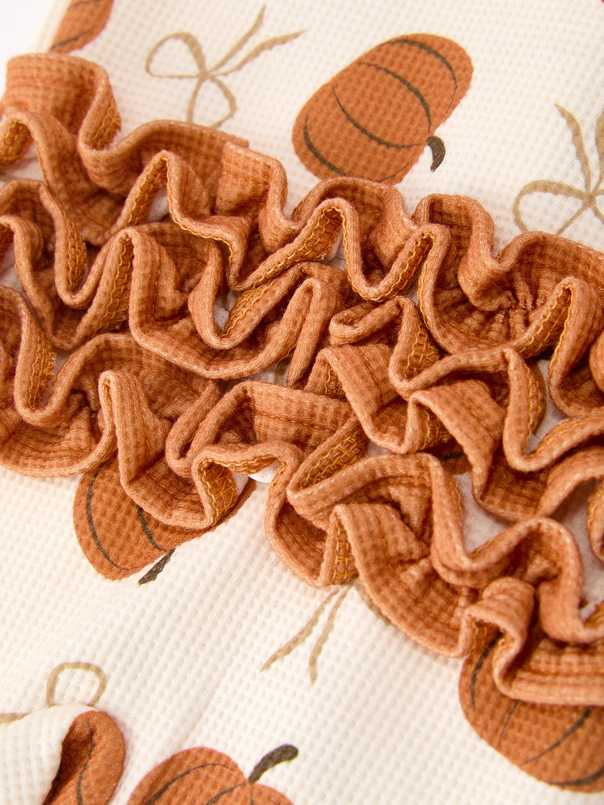 Pumpkin Ruffle Zippy Romper