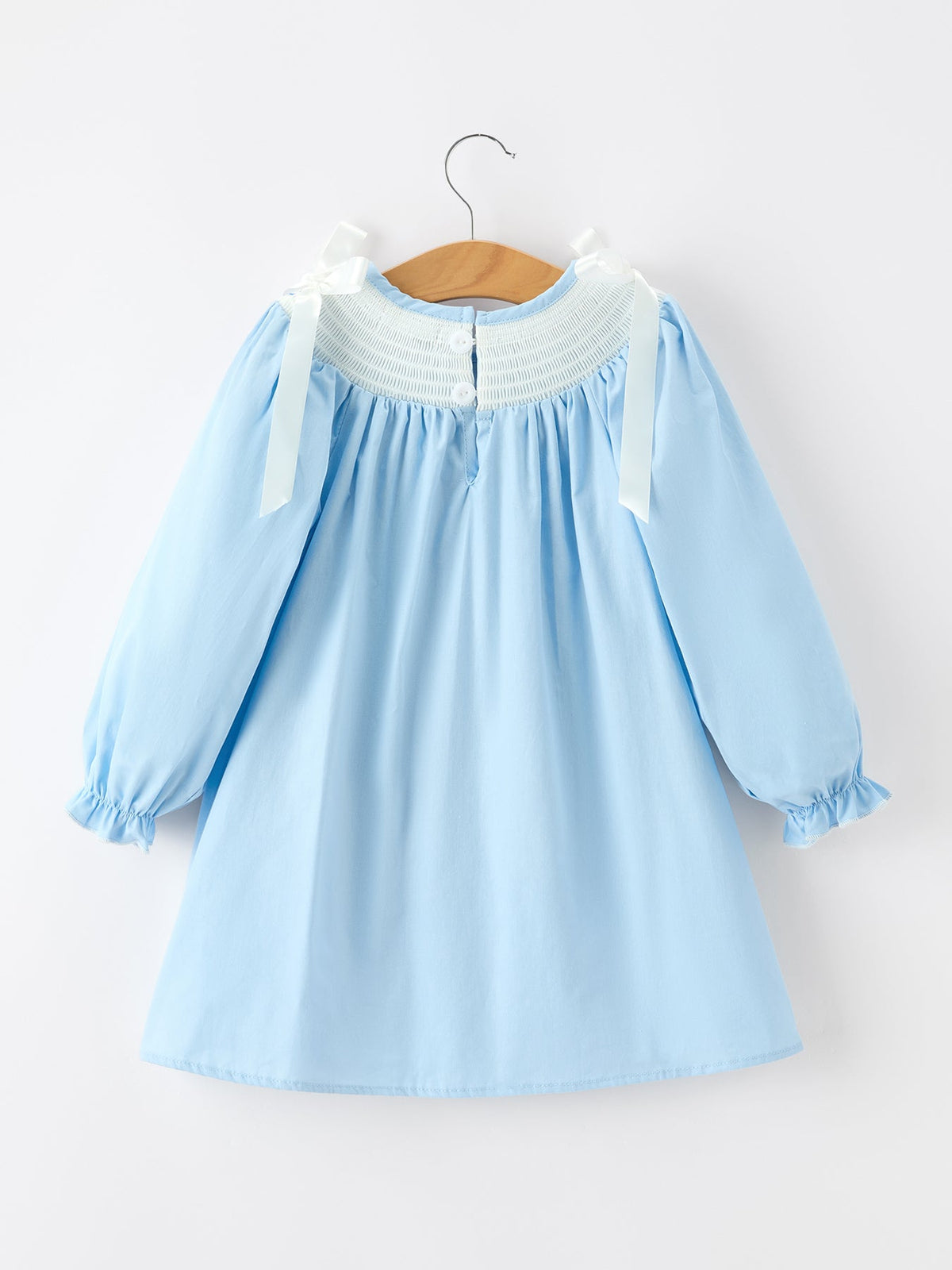 Girls Christmas Nativity Smocked Dress