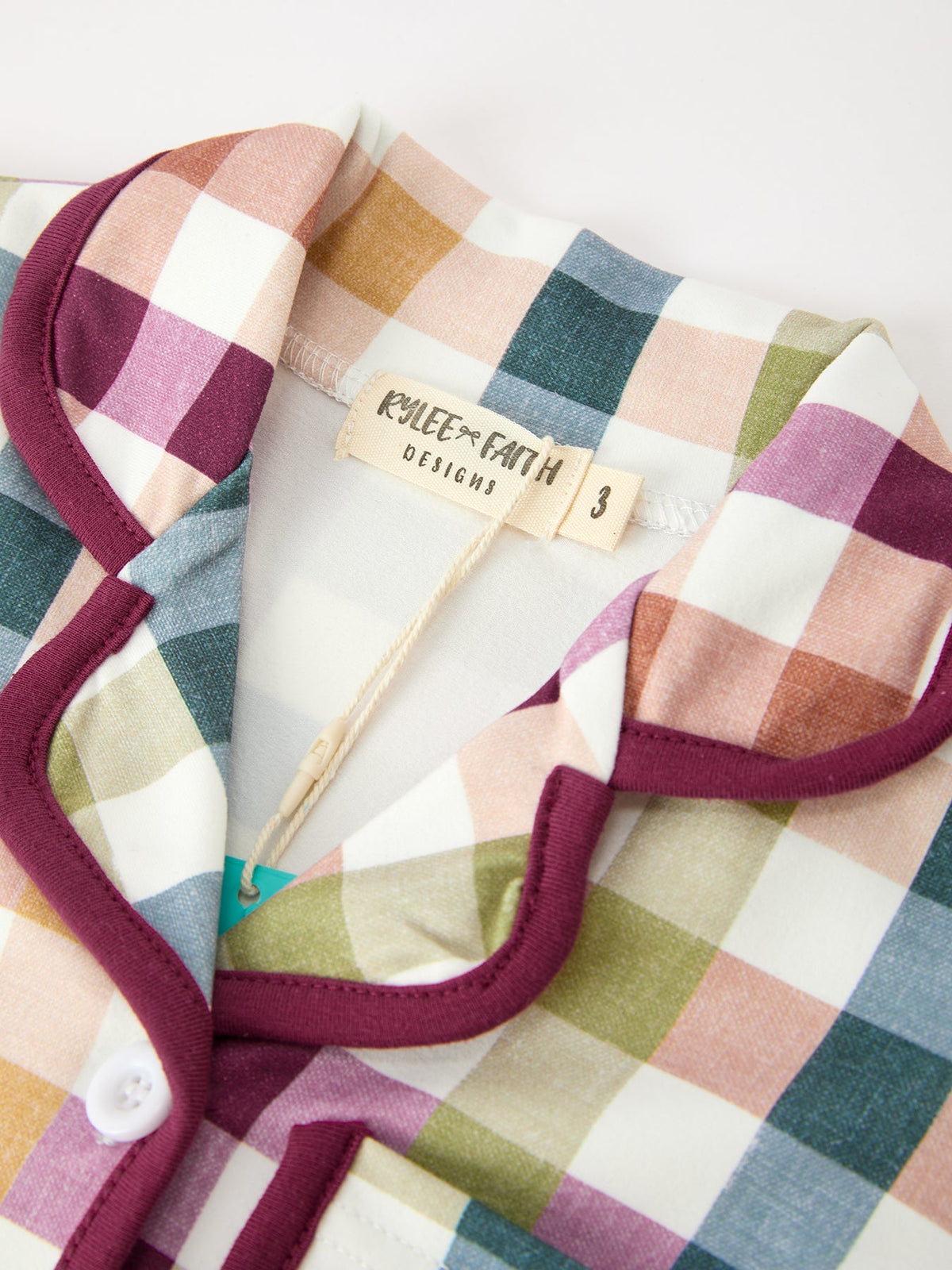 Mommy & Me Fall Plaid Ruffle Pajama Set