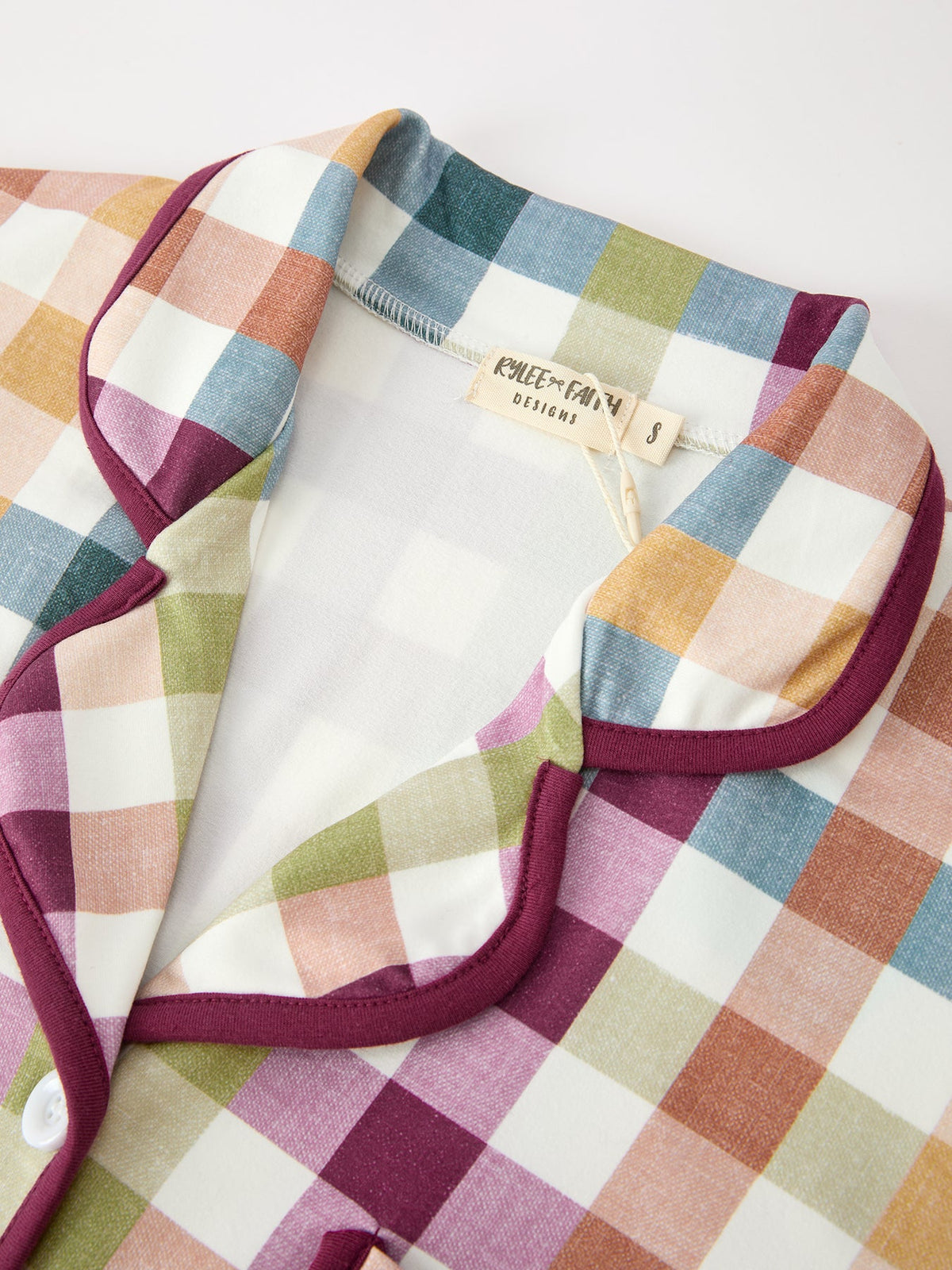 Mommy & Me Fall Plaid Ruffle Pajama Set