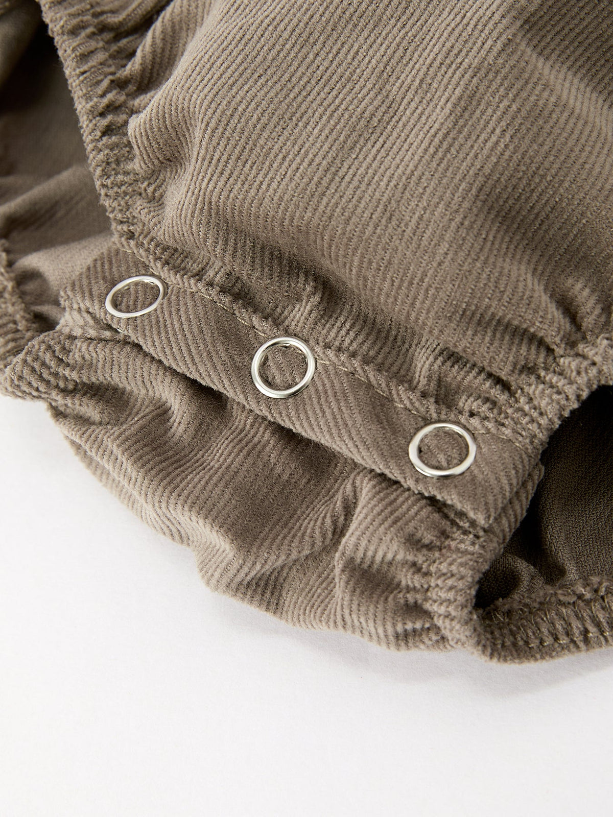 Pumpkin Smocked Eyelet Collar Romper