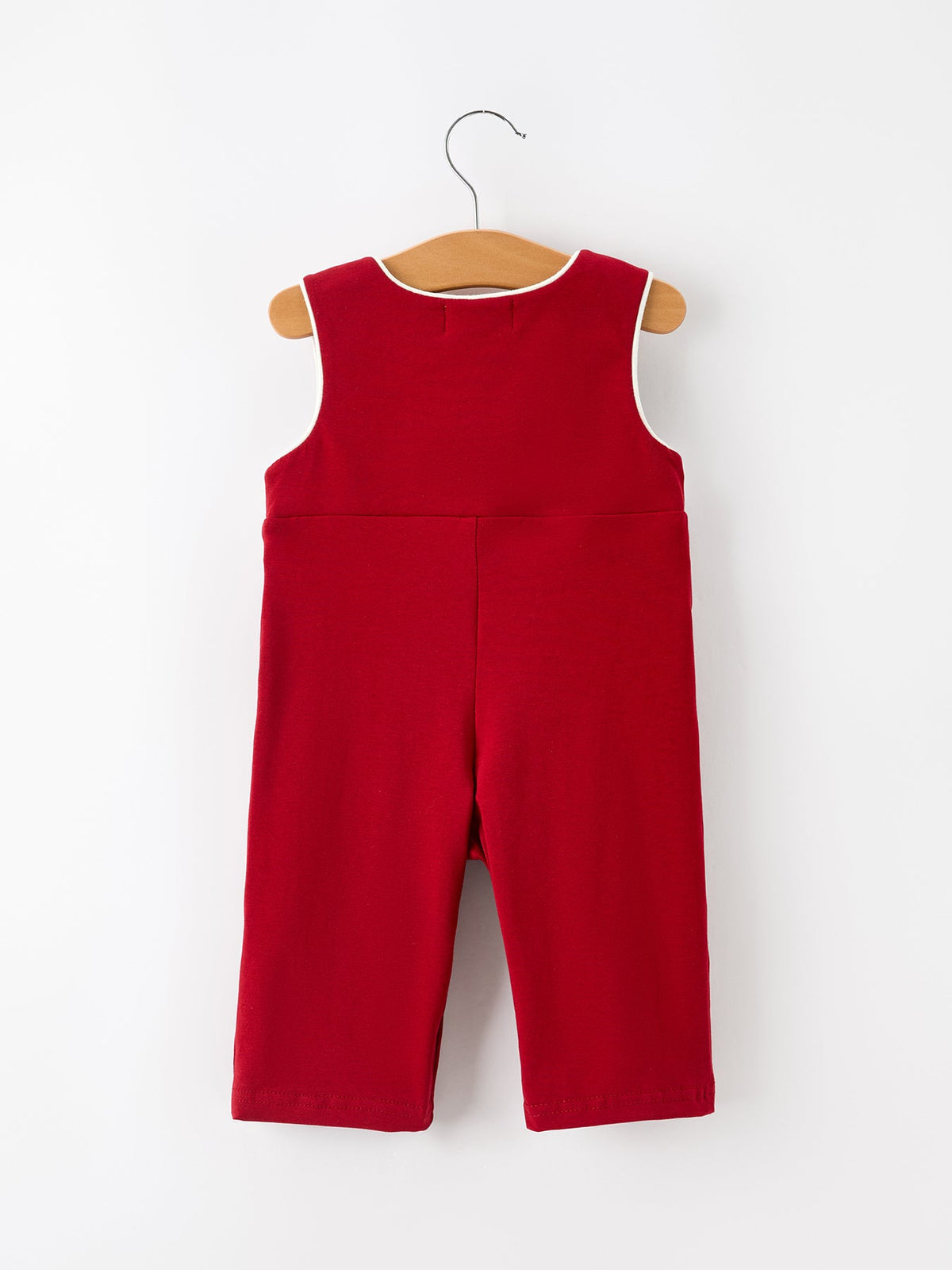 Baby Boys Christmas Reindeer Smocked Romper