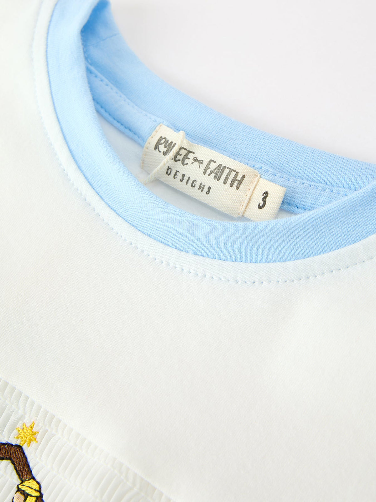 Boys Christmas Nativity Embroidered Top & Pants Set