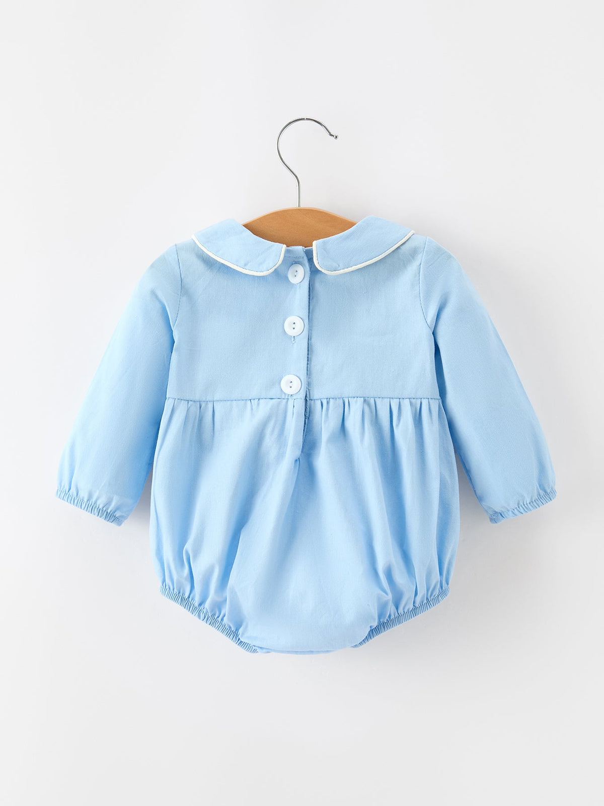 Baby Boy Christmas Nativity Smocked Romper