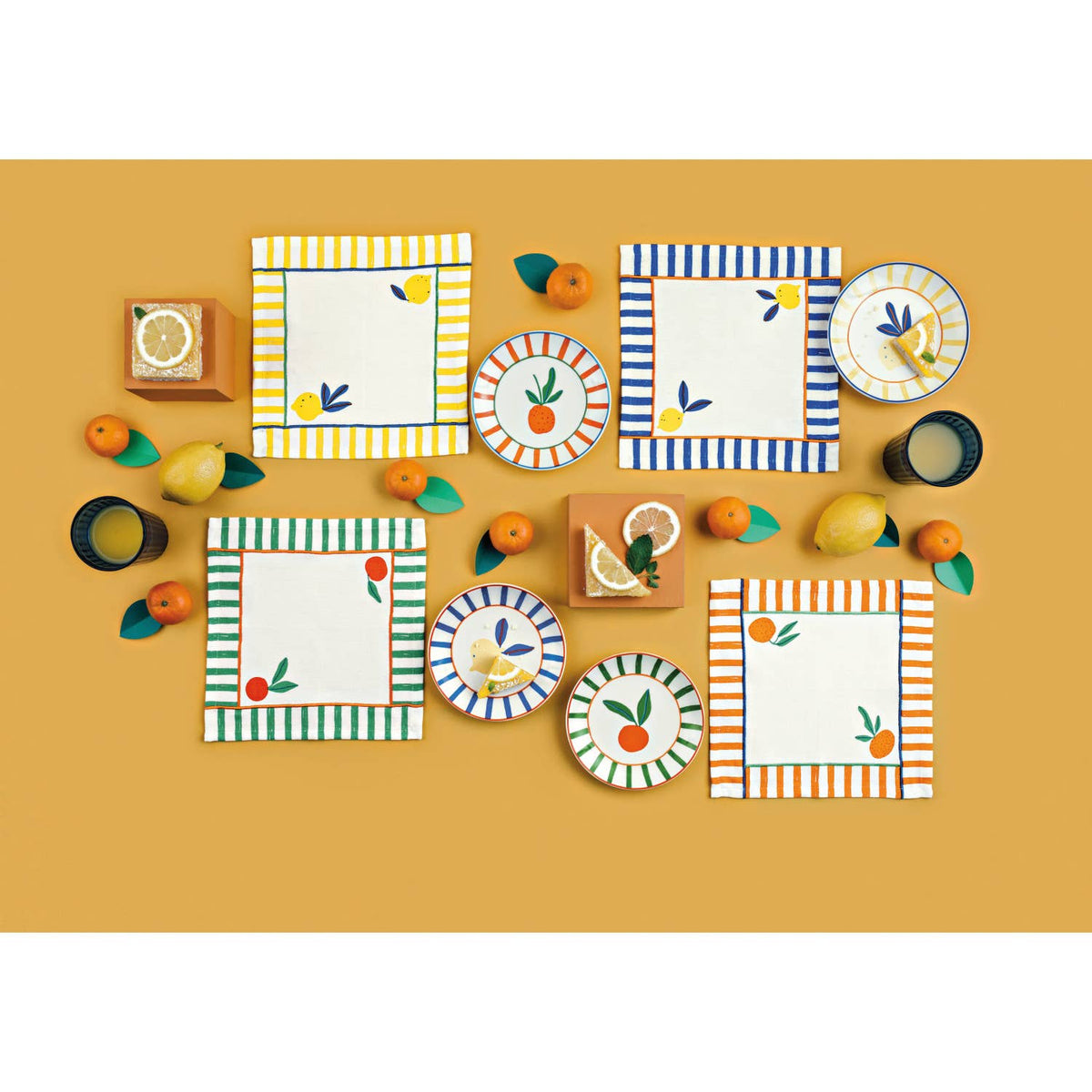 Citrus Burst Mini Porcelain Plate