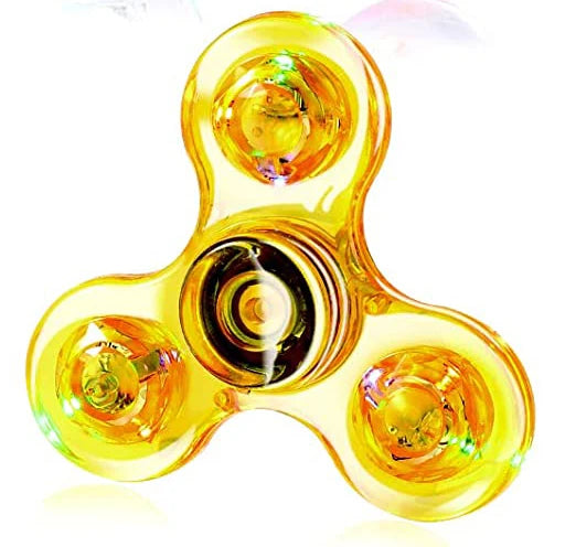 LED Light-Up Crystal Fidget Spinner
