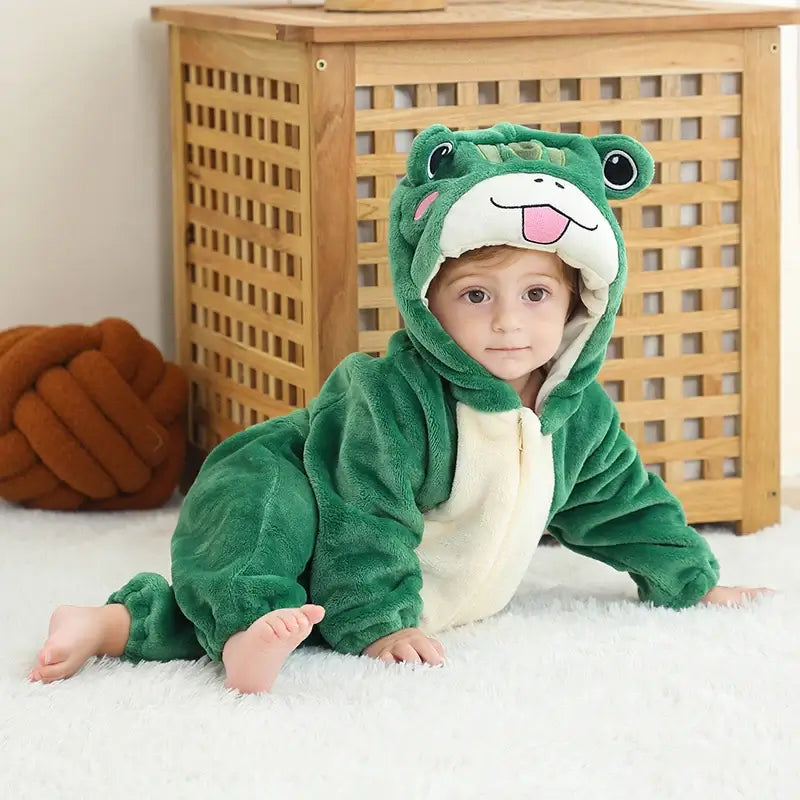 Kids Animal Hooded Onesie Costume