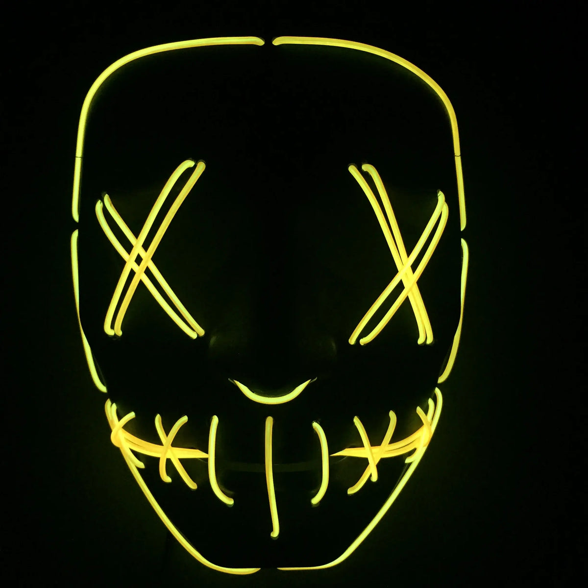 LED Glowing Halloween Face Mask