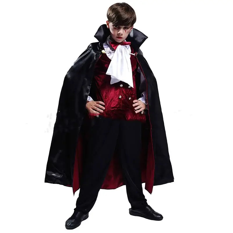 Kids Vampire Costume with Cape