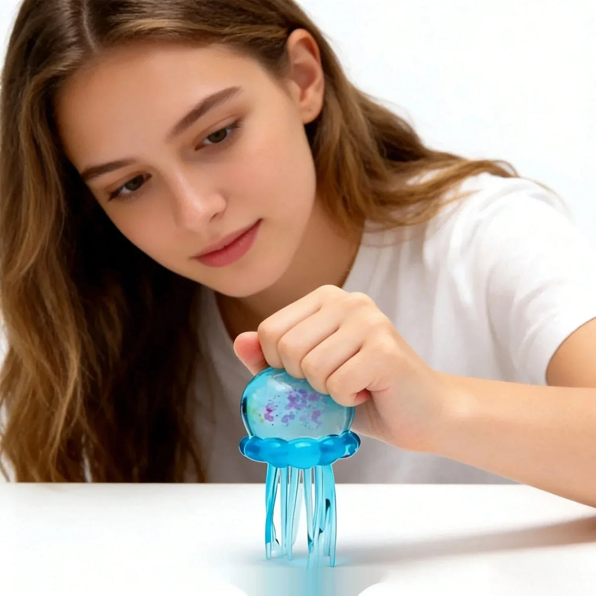 Crystal Jellyfish Squishy Toy