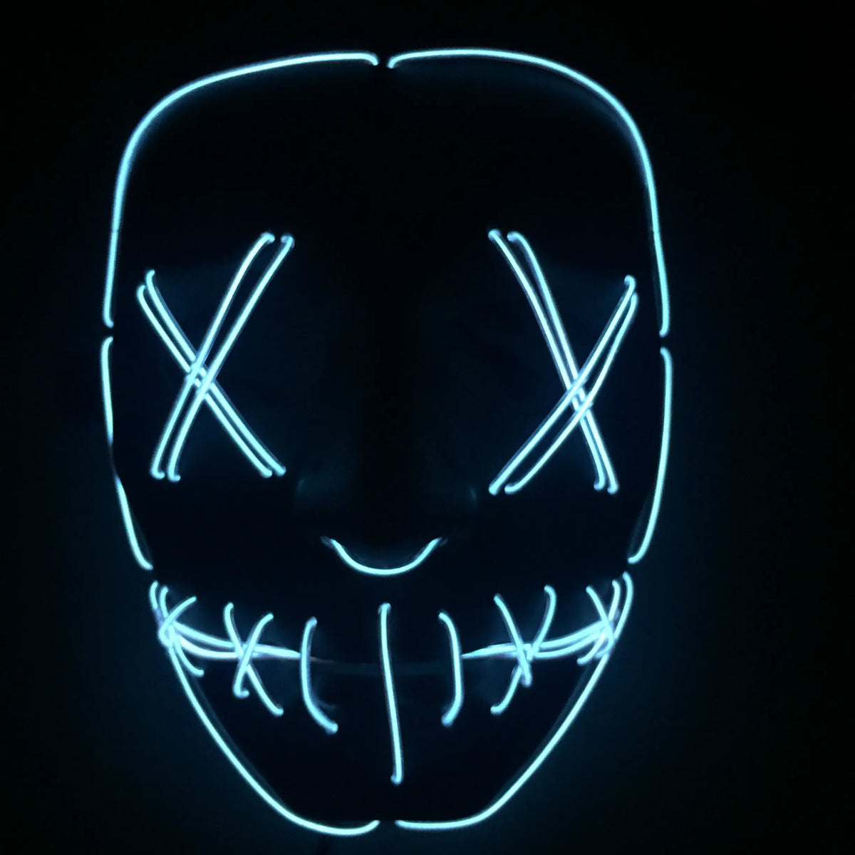 LED Glowing Halloween Face Mask