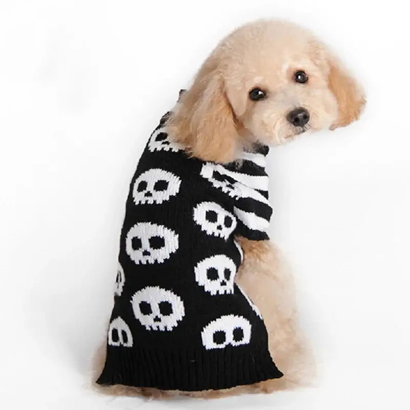 Halloween Pumpkin Dog Sweater