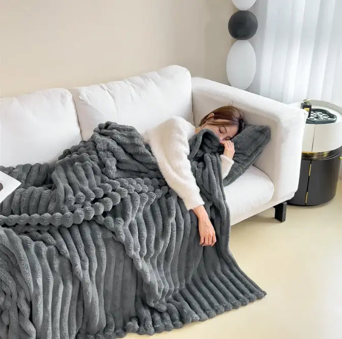 Ultra-Soft Plush Cozy Throw Blanket