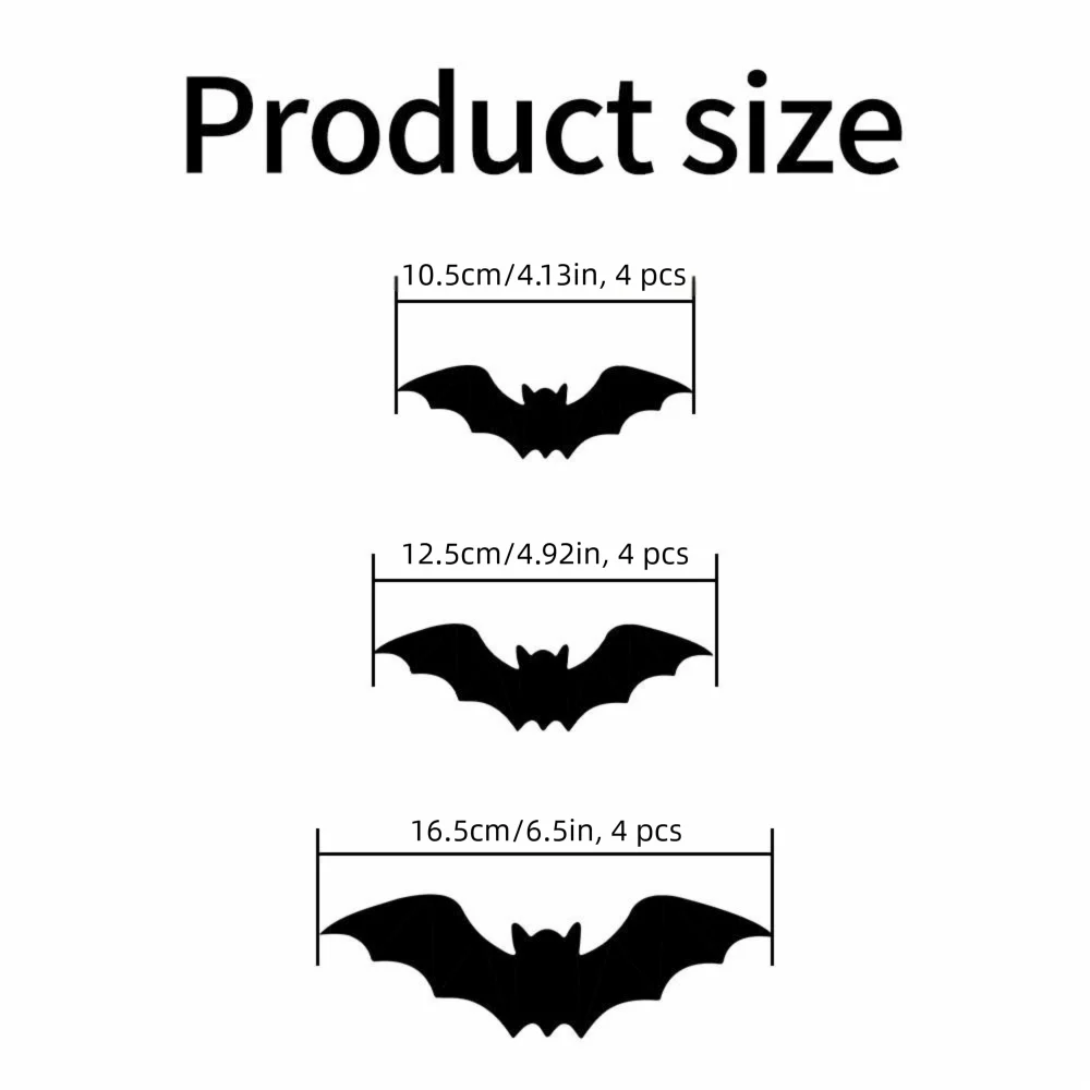3D LED Halloween Bat & Spider Wall Lights