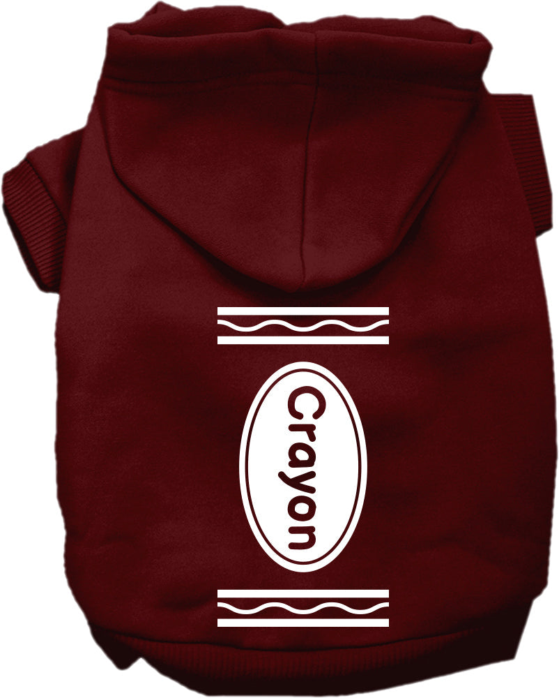 Crayon Halloween Pet Hoodie Costume