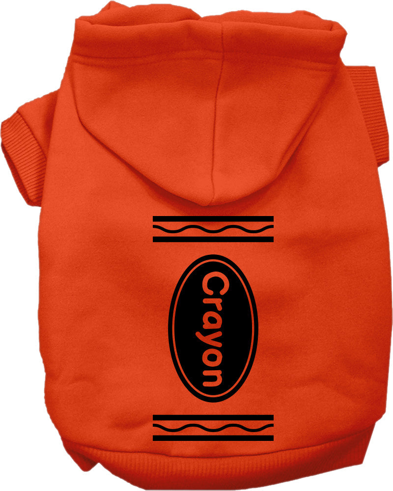 Crayon Halloween Pet Hoodie Costume