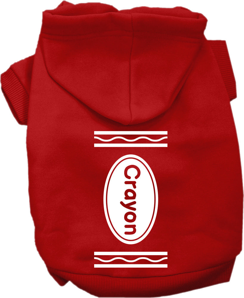 Crayon Halloween Pet Hoodie Costume