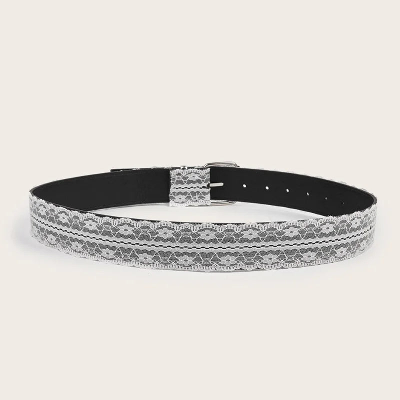 Y2K Lace Waist Belt